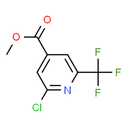 2-氯-6-(三氟甲基)异烟酸甲酯结构式