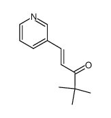 4,4-dimethyl-1-pyridin-3-yl-1-penten-3-one Structure