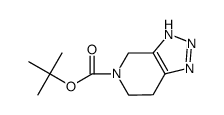 tert-Butyl 6,7-dihydro-3H-[1,2,3]triazolo[4,5-c]pyridine-5(4H)-carboxylate structure