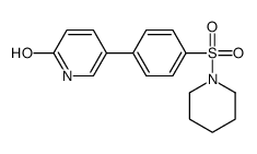 5-(4-piperidin-1-ylsulfonylphenyl)-1H-pyridin-2-one结构式