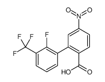 2-[2-fluoro-3-(trifluoromethyl)phenyl]-4-nitrobenzoic acid结构式
