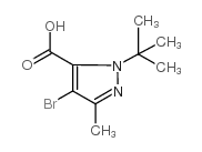 4-BROMO-1-(TERT-BUTYL)-3-METHYL-1H-PYRAZOLE-5-CARBOXYLIC ACID picture