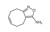 Cyclooct[c]isoxazole, 3-amino-4,5,8,9-tetrahydro- (7CI,8CI) structure