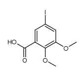 2,3-dimethoxy-5-iodobenzoic acid结构式