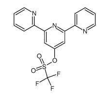 4'-TRIFLUOROMETHYLSULFONO-2,2':6',2''-TERPYRIDINE结构式