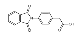 2-(4-(1,3-dioxoisoindolin-2-yl)phenyl)acetic acid Structure