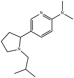 [5-(1-Isobutyl-pyrrolidin-2-yl)-pyridin-2-yl]-dimethyl-amine结构式