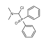 (diphenylphosphoryl)(N,N-dimethylamino)chloromethane Structure