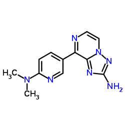 8-[6-(Dimethylamino)-3-pyridinyl][1,2,4]triazolo[1,5-a]pyrazin-2-amine结构式