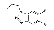 5-bromo-6-fluoro-1-propylbenzotriazole Structure