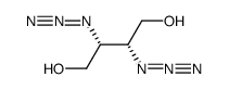2,3-diazido-2,3-dideoxy-D-threitol结构式