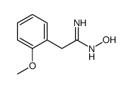 BENZENEETHANIMIDAMIDE, N-HYDROXY-2-METHOXY结构式