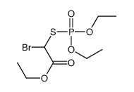 ethyl 2-bromo-2-diethoxyphosphorylsulfanylacetate结构式