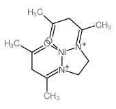 nickel; 4-[2-(4-oxopentan-2-ylideneamino)ethylimino]pentan-2-one Structure