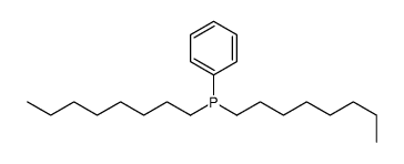 dioctyl(phenyl)phosphane Structure