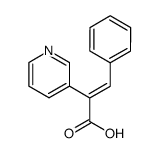 α-(3-pyridyl)-cinnamic acid Structure