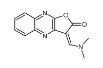 3-(N,N-dimethylaminomethylene)-2-oxo-1,2-dihydro-2H,3H-furo[2,3-b]quinoxaline Structure