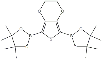 Thieno[3,4-b]-1,4-dioxin, 2,3-dihydro-5,7-bis(4,4,5,5-tetramethyl-1,3,2-dioxaborolan-2-yl) Structure