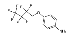 4-(2',2',3',3',4',4',4'-heptafluorobutoxy)aniline Structure