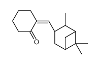2-[(4,6,6-trimethyl-3-bicyclo[3.1.1]heptanyl)methylidene]cyclohexan-1-one Structure