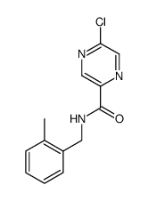 5-chloro-N-(2-methylbenzyl)pyrazine-2-carboxamide结构式