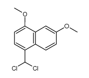 1-(dichloromethyl)-4,6-dimethoxynaphthalene Structure