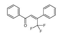 4,4,4-trifluoro-1,3-diphenylbut-2-en-1-one结构式