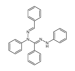N,N''-Diphenyl-N'-[phenylmethylene]benzenecarbohydrazonohydrazide结构式