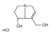(1S,8R)-7-(hydroxymethyl)-2,3,5,8-tetrahydro-1H-pyrrolizin-1-ol,hydrochloride Structure