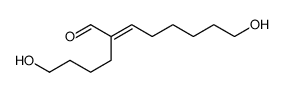 8-Hydroxy-2-(4-hydroxybutyl)-2-octenal结构式
