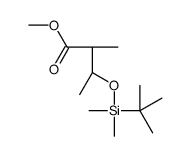 (R,S)-3-[(Tert-butyldimethylsilyl)oxy]-2-methyl-butanoic Acid Methyl Ester结构式