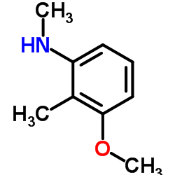 3-Methoxy-N,2-dimethylaniline结构式