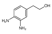 Benzeneethanol,3,4-diamino- Structure