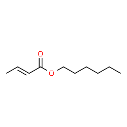 (E)-hexyl crotonate结构式