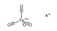 dipotassium tetracarbonylferrate Structure