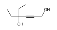 4-ethylhex-2-yne-1,4-diol Structure