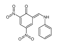 6-(anilinomethylidene)-2,4-dinitrocyclohexa-2,4-dien-1-one Structure