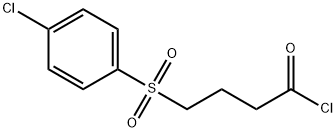 4-((4-Chlorophenyl)sulfonyl)butanoyl chloride Structure