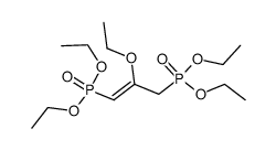 (2-Ethoxypropendiyl-(1,3))-diphosphonsaeuretetraethylester Structure