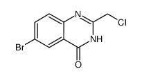 6-溴-2-(氯甲基)喹唑啉-4(3H)-酮结构式