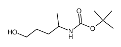 Carbamic acid, (4-hydroxy-1-methylbutyl)-, 1,1-dimethylethyl ester (9CI)结构式