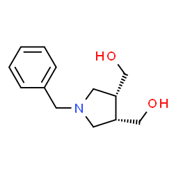 cis-(1-benzylpyrrolidine-3,4-diyl)dimethanol structure