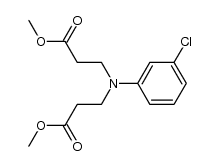 dimethyl 3-chloroanilino-N,N-bis-2-propionate结构式