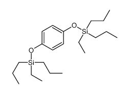 ethyl-[4-[ethyl(dipropyl)silyl]oxyphenoxy]-dipropylsilane结构式