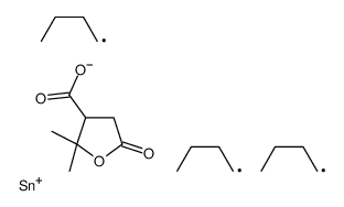 tributylstannyl 2,2-dimethyl-5-oxooxolane-3-carboxylate Structure