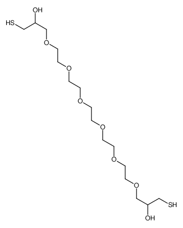 1-[2-[2-[2-[2-[2-(2-hydroxy-3-sulfanylpropoxy)ethoxy]ethoxy]ethoxy]ethoxy]ethoxy]-3-sulfanylpropan-2-ol Structure