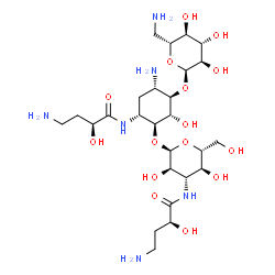 1,3''-Di-HABA Kanamycin A Structure