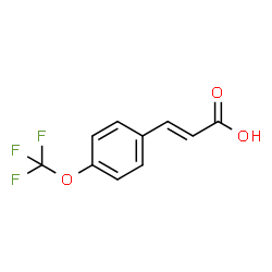 (E)-3-(4-(三氟甲氧基)苯基)丙烯酸结构式