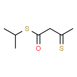 Acetoacetic acid, 1,3-dithio-, S-isopropyl ester结构式