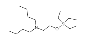 N,N-Dibutyl-N-[2-[(triethylsilyl)oxy]ethyl]amine structure